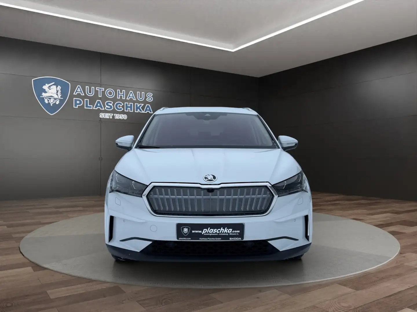 Skoda Enyaq 80 ecoSuite AHK+KAMERA+ACC+HUD+LEDER+APP Klima Weiß - 2