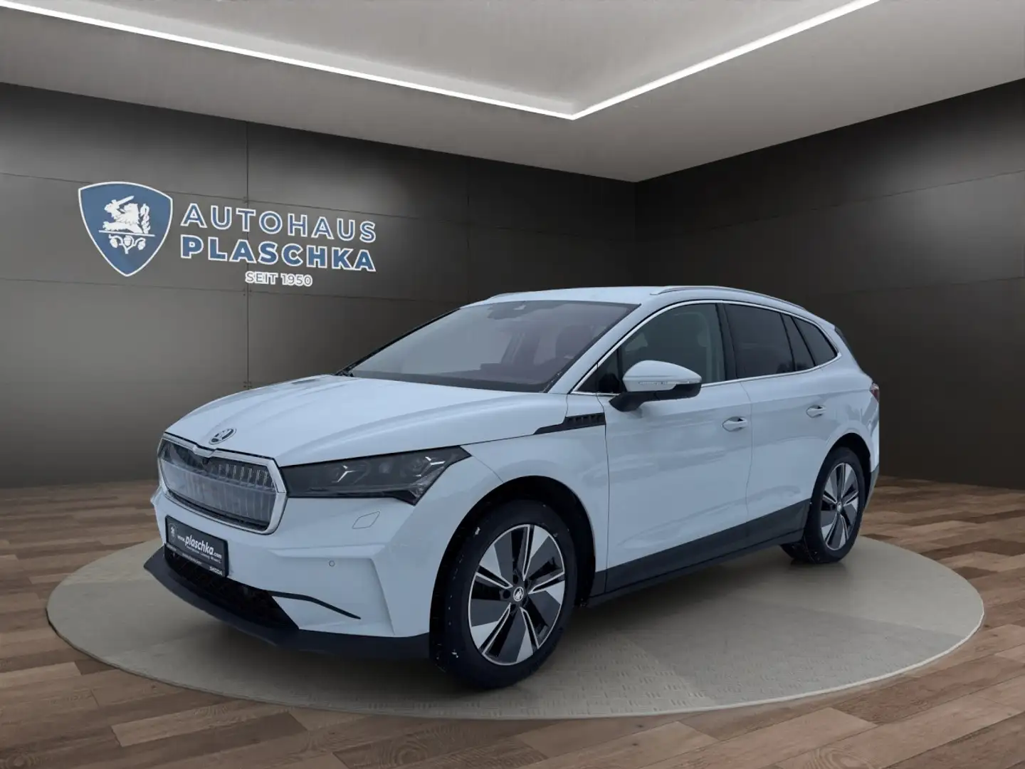 Skoda Enyaq 80 ecoSuite AHK+KAMERA+ACC+HUD+LEDER+APP Klima Weiß - 1