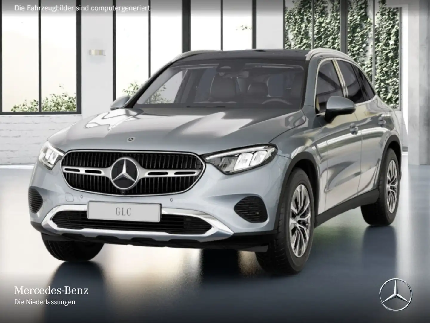 Mercedes-Benz GLC 200 4M AVANTG+PANO+LED+KAMERA+TOTW+KEYLESS+9G Silber - 2
