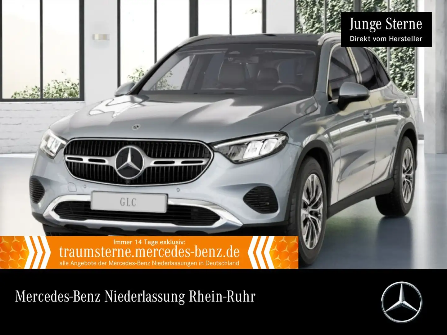 Mercedes-Benz GLC 200 4M AVANTG+PANO+LED+KAMERA+TOTW+KEYLESS+9G Silber - 1