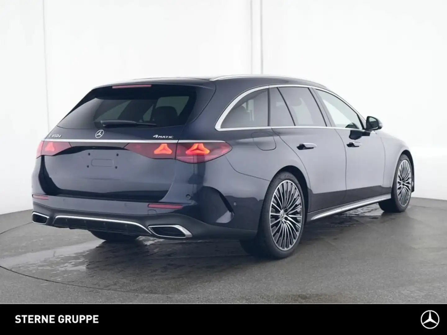 Mercedes-Benz E 450 E 450 d 4M T AMG Distr Ambi Superscr Burme 20" Bleu - 2