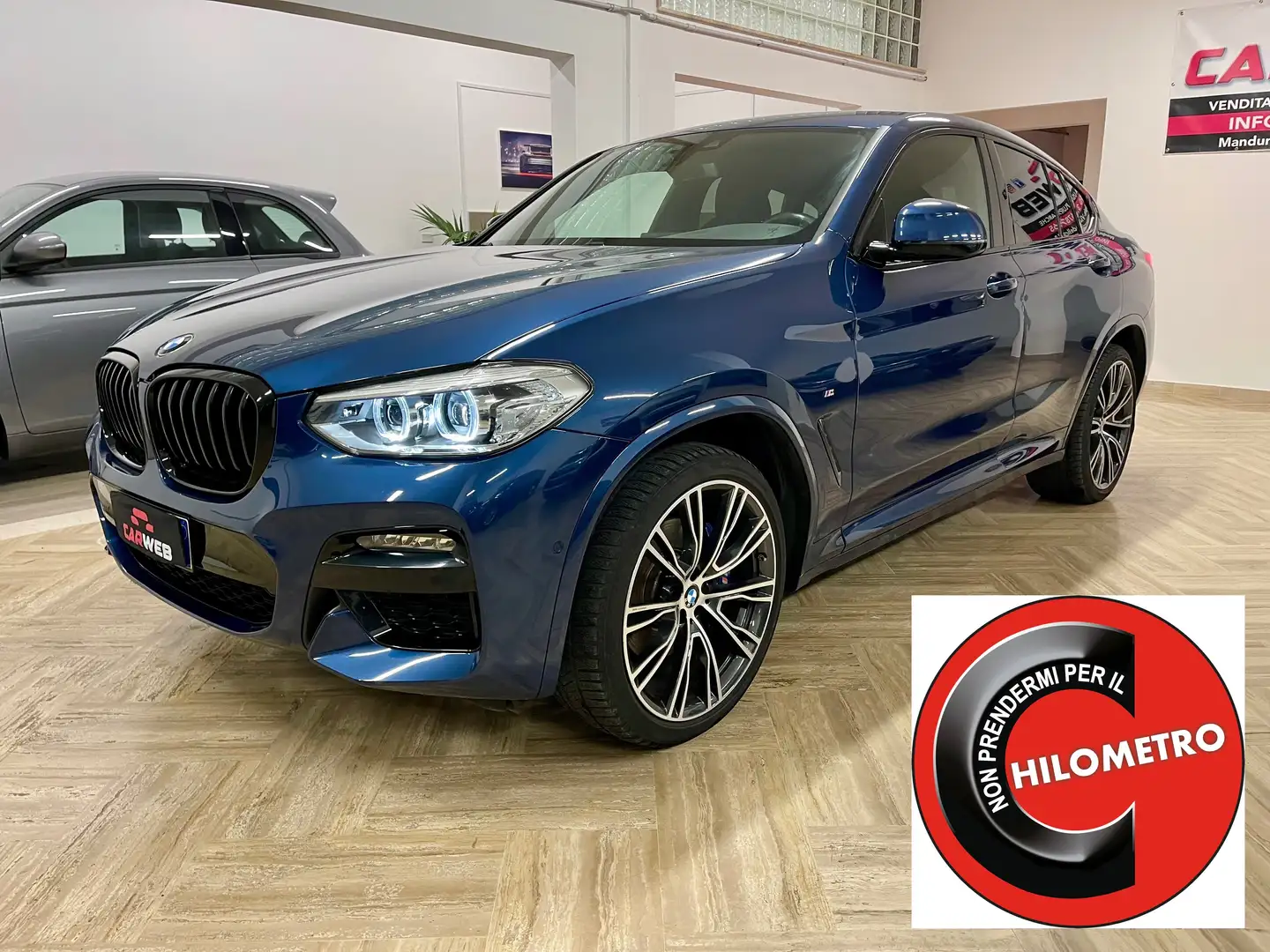 BMW X4 X4 xdrive20d mhev 48V Msport auto Blauw - 1