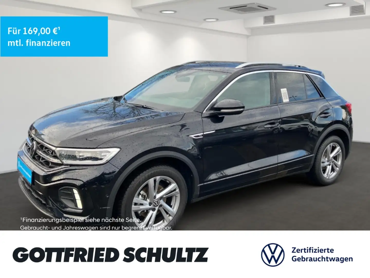 Volkswagen T-Roc LED Navi Kamera 1.5 TSI DSG ACC SHZ PDC APP-Connec Noir - 1