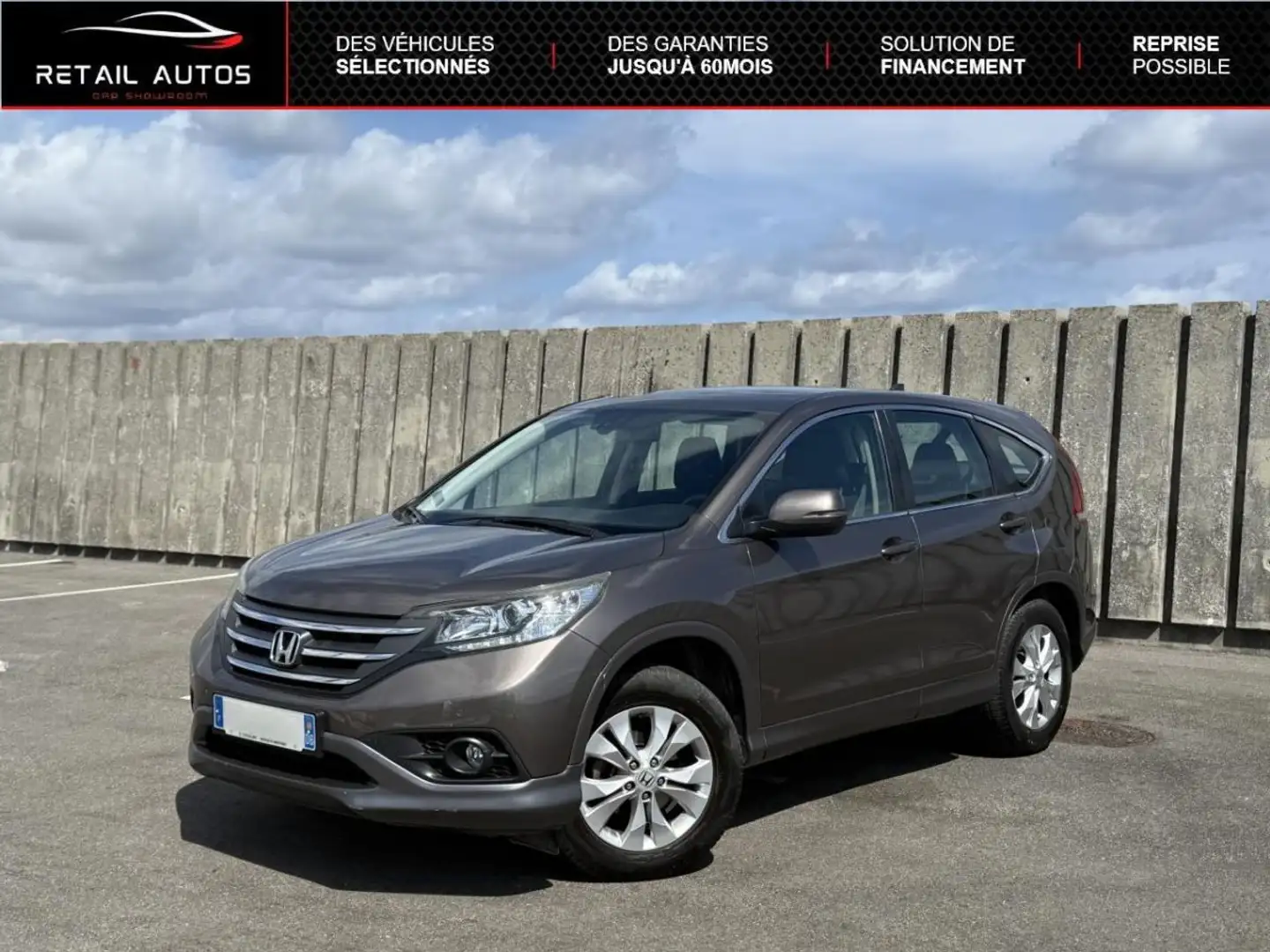 Honda CR-V 1.6 i-DTEC 120ch Executive Navi 2WD Gris - 1