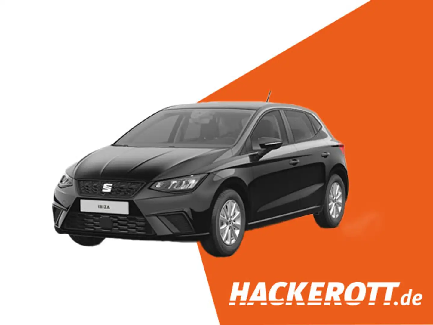 SEAT Ibiza Road Edition 1.0 TSI 116 PS 6-Gang‼️schnell VERFÜG Schwarz - 1