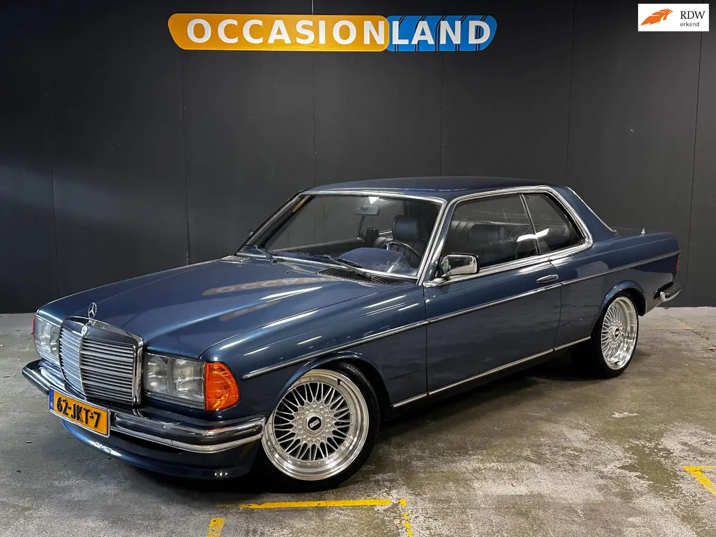 Mercedes-Benz CE 280 200-280 (W123) 230 COUPE W123|HANDGESCHAKELD|APK20 Bleu - 1