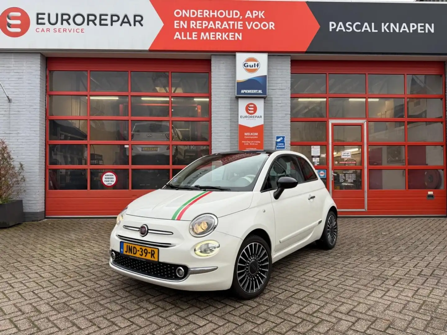 Fiat 500 1.2 LOUNGE Wit - 1