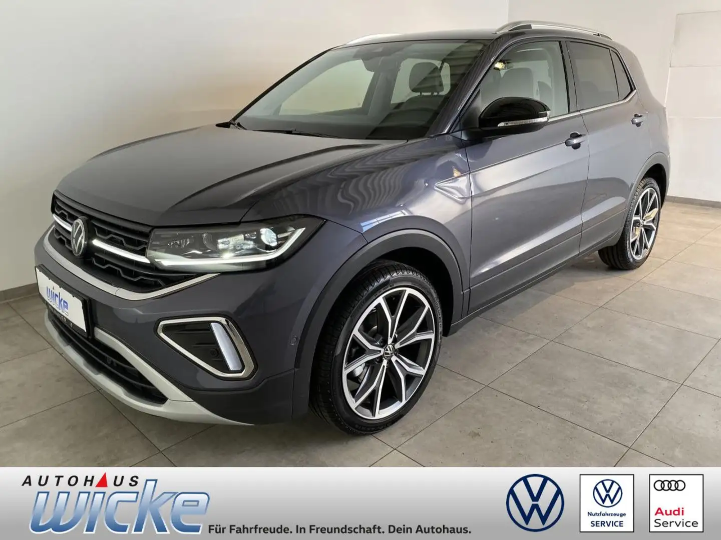 Volkswagen T-Cross 1.0 TSI DSG Style NAVI KLIMA REAR VIEW PDC Grau - 1