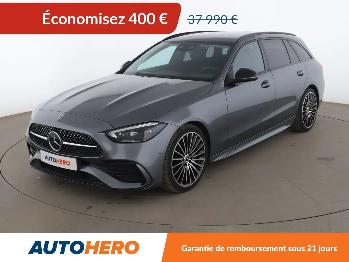 Mercedes-Benz C 220 SW 220 d AMG Line 9G-Tronic Noir - 1