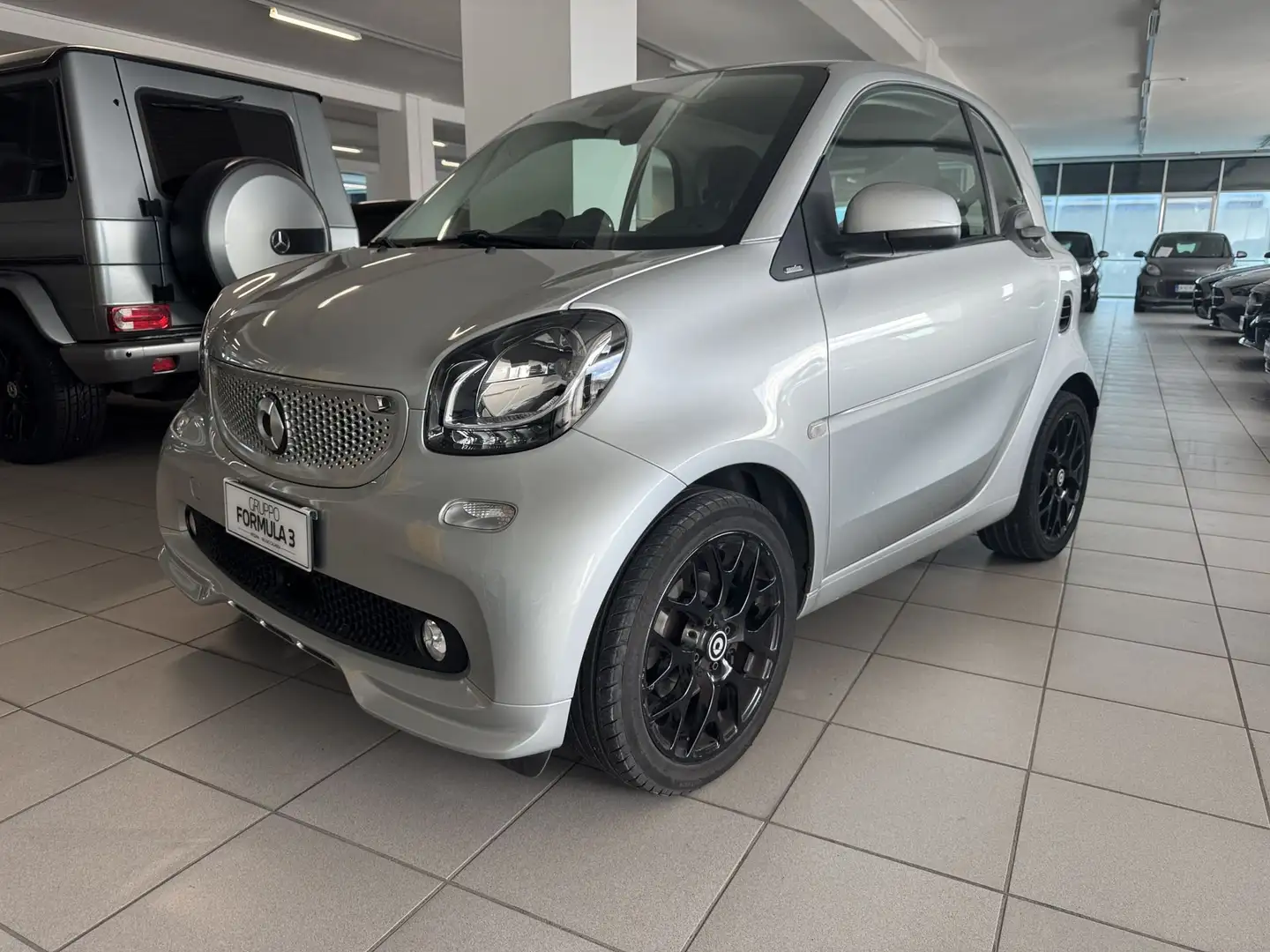smart forTwo fortwo 90 0.9 Turbo twinamic Passion Grau - 1