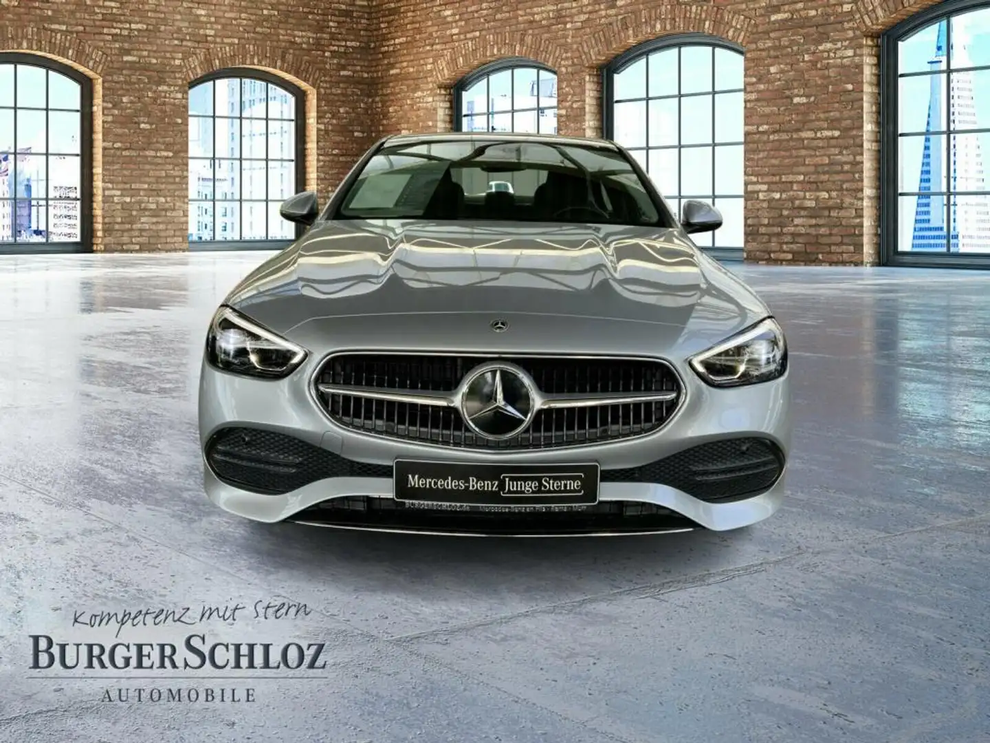 Mercedes-Benz C 200 d W-Paket PDC SHZ LED SpurH KeyLess AUT Argent - 2