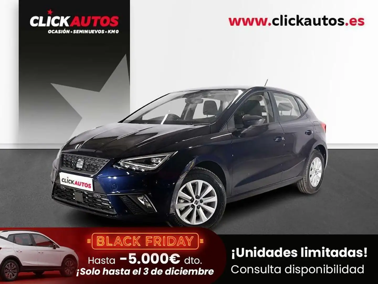 SEAT Ibiza 1.0 TSI 110CV Style XL Bleu - 1