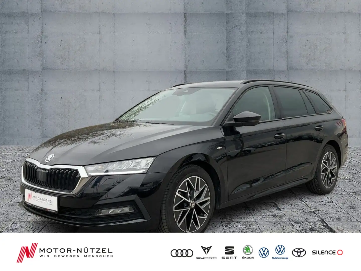 Skoda Octavia Combi 2.0 TDI CLEVER LED+NAV+SHZ+RFK+GRA Schwarz - 1