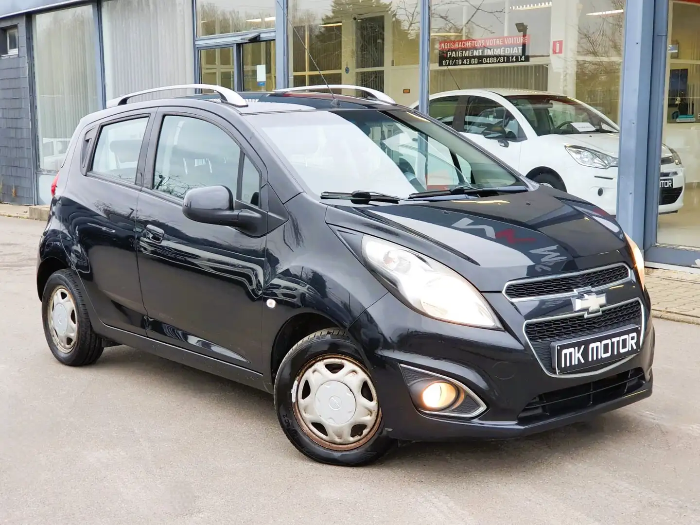 Chevrolet Spark 🟢1.0 ESSENCE 68CV/ 5 PORTES - AIRCO - 1ER PROPR Noir - 2