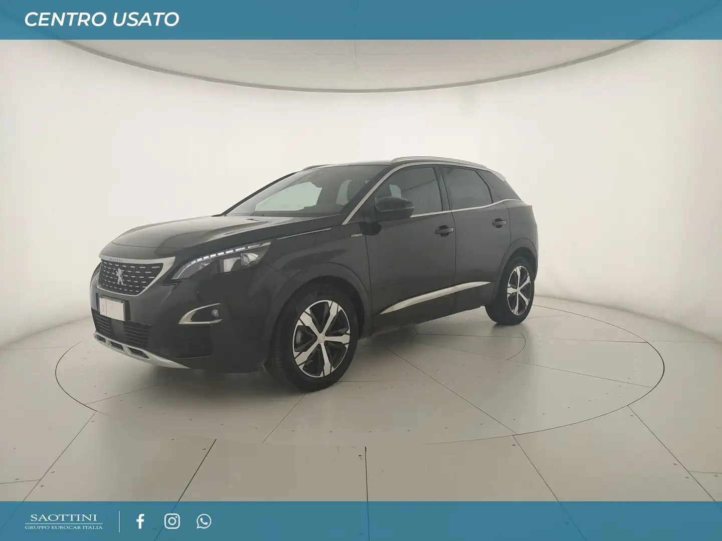 Peugeot 3008 1.5 Bluehdi GT Line s&s 130 CV eat8 Zwart - 1