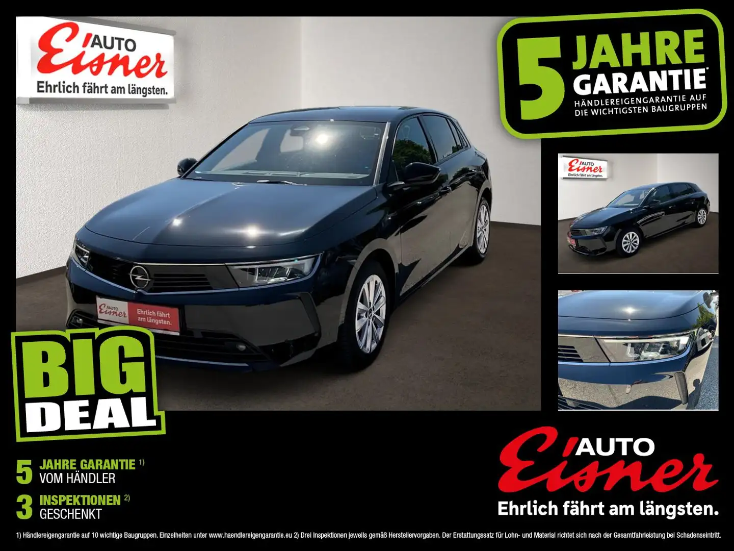 Opel Astra L 1.2 Turbo Business Edition Schwarz - 1