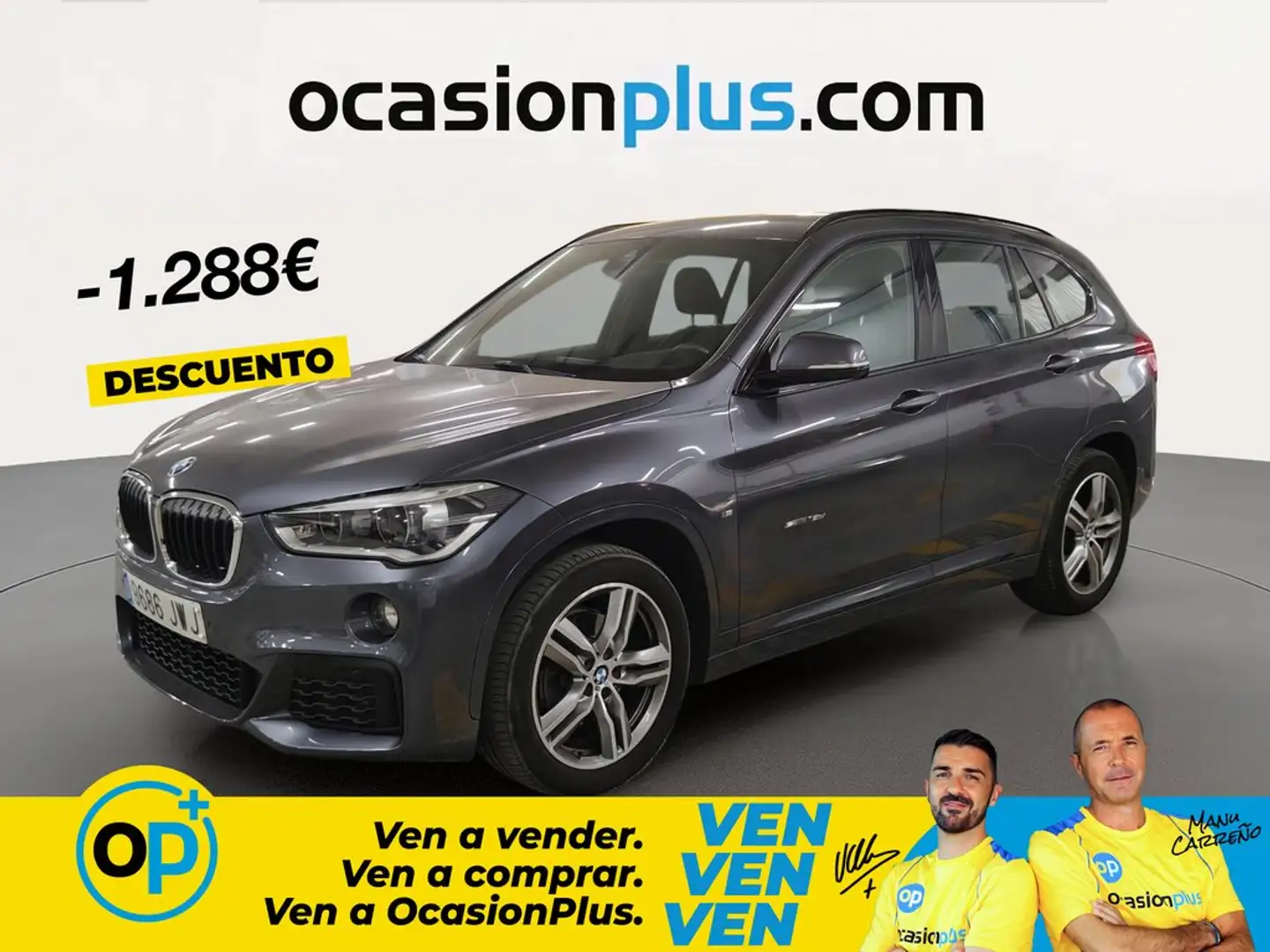 BMW X1 sDrive 18dA Gris - 1