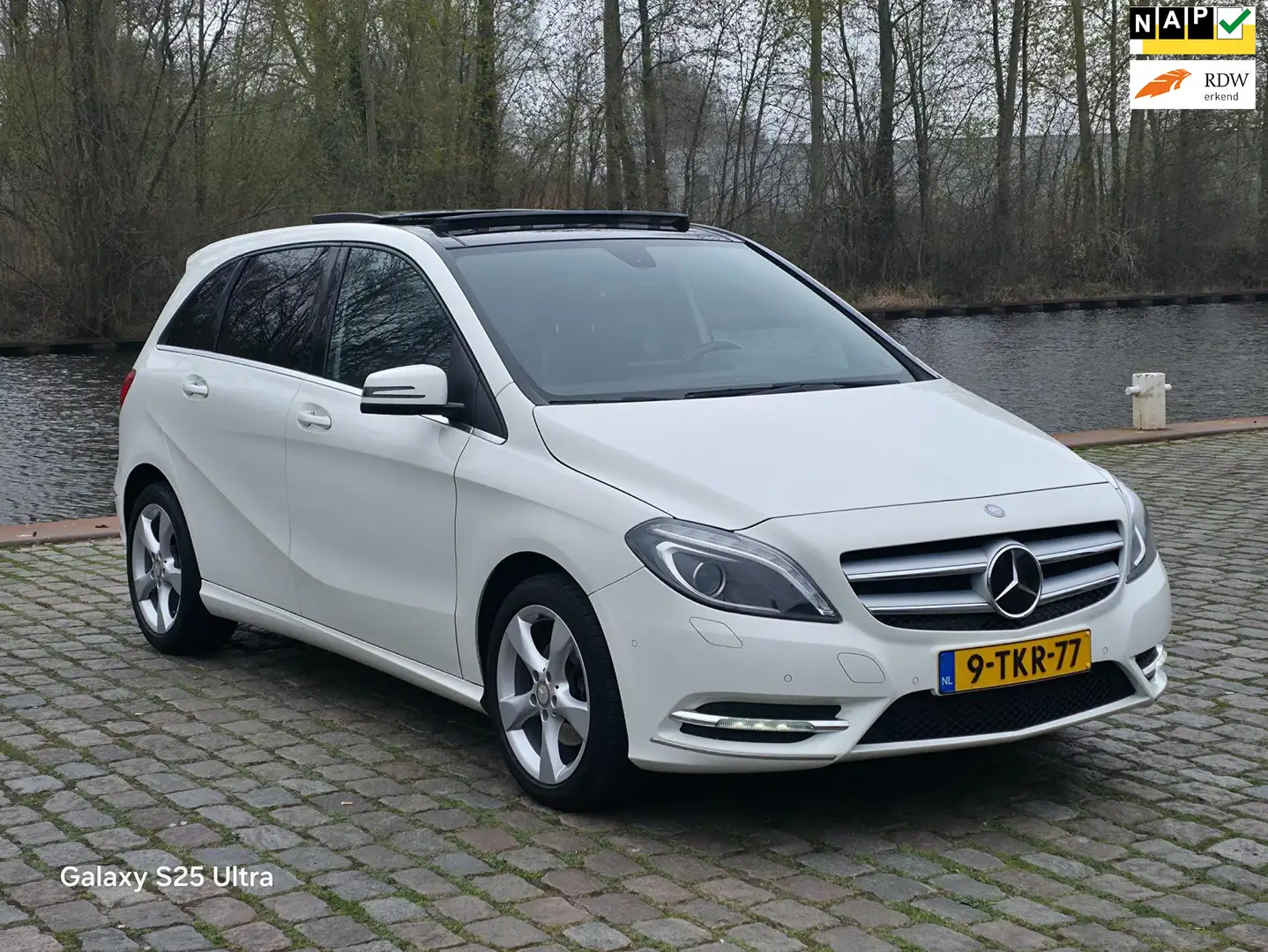 Mercedes-Benz B 180 Ambition Automaat Luxe uitvoering panorama dak sto Wit - 1