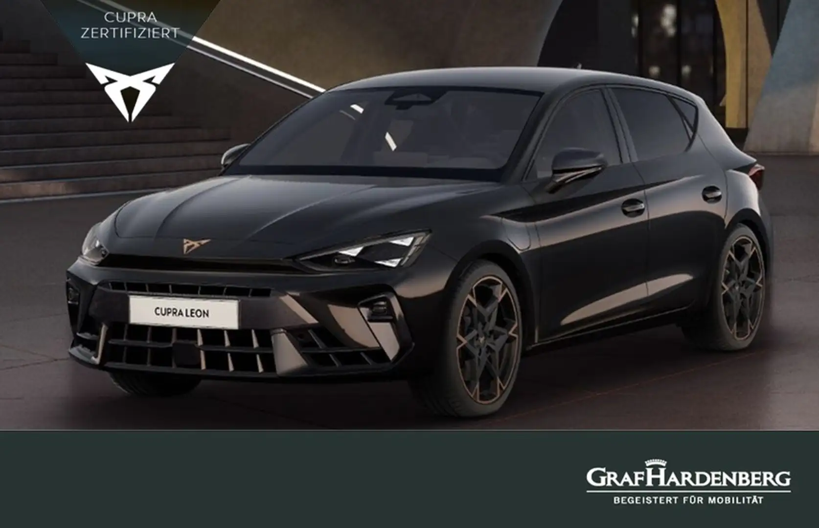 CUPRA Leon VZ 1.5 e-HYBRID 200 kW (272 PS) 6-Gang-DSG Zwart - 1