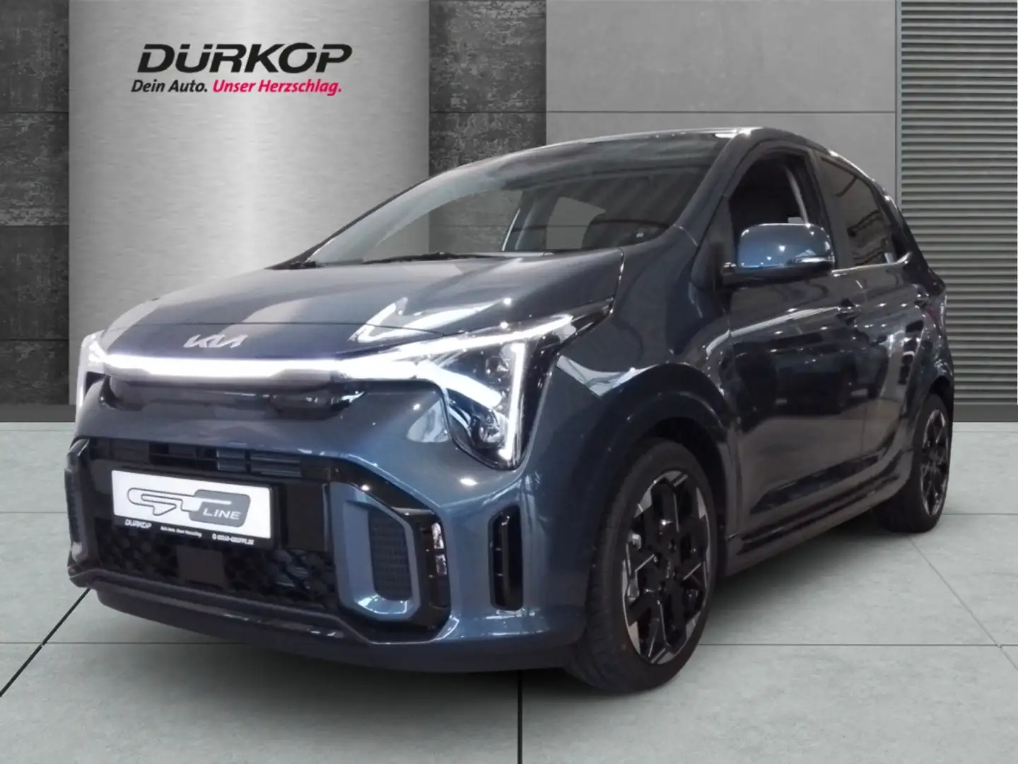 Kia Picanto GT-Line Sitz-Lenkhz.,Rückfahrkamera,Parkpilot Navi Bleu - 1