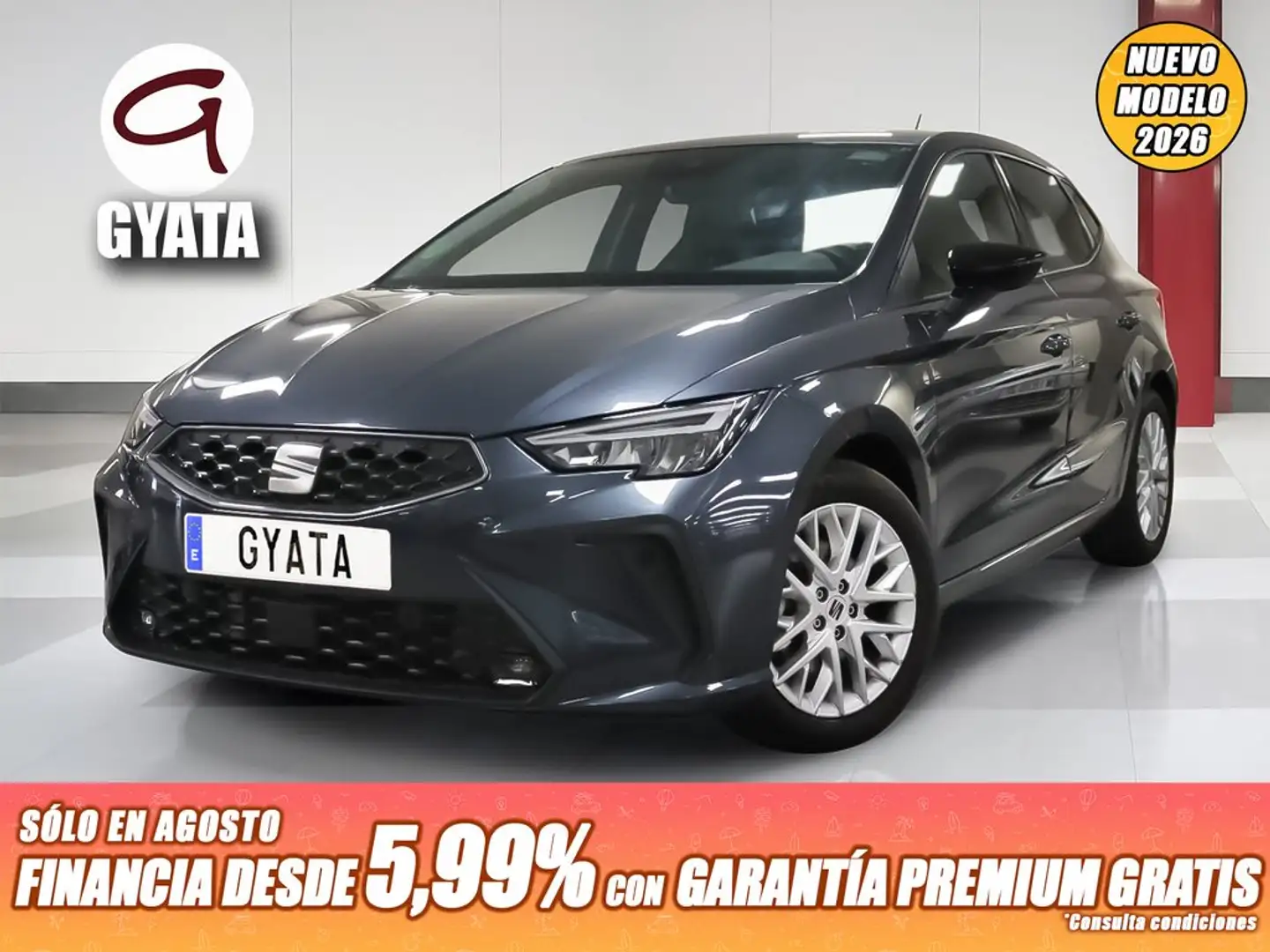 SEAT Ibiza 1.0 TSI S&S FR 85kW Gris - 1
