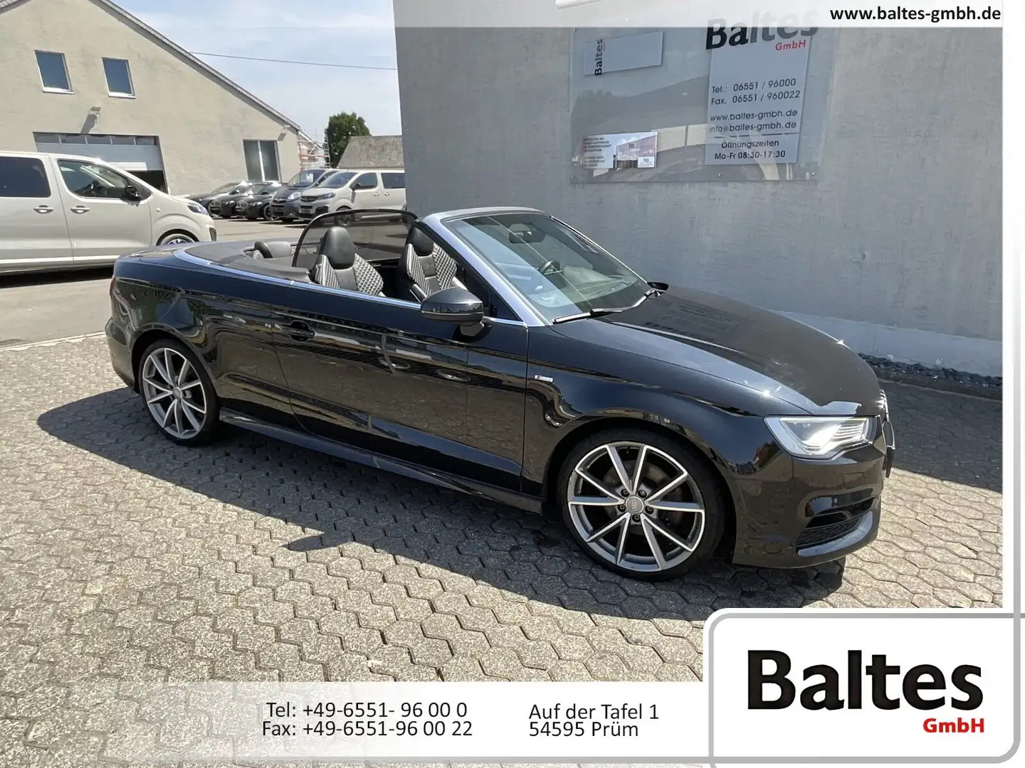 Audi A3 A3 Cabrio 2.0 TDI S line quattro 19´/AHK S-Line Schwarz - 1
