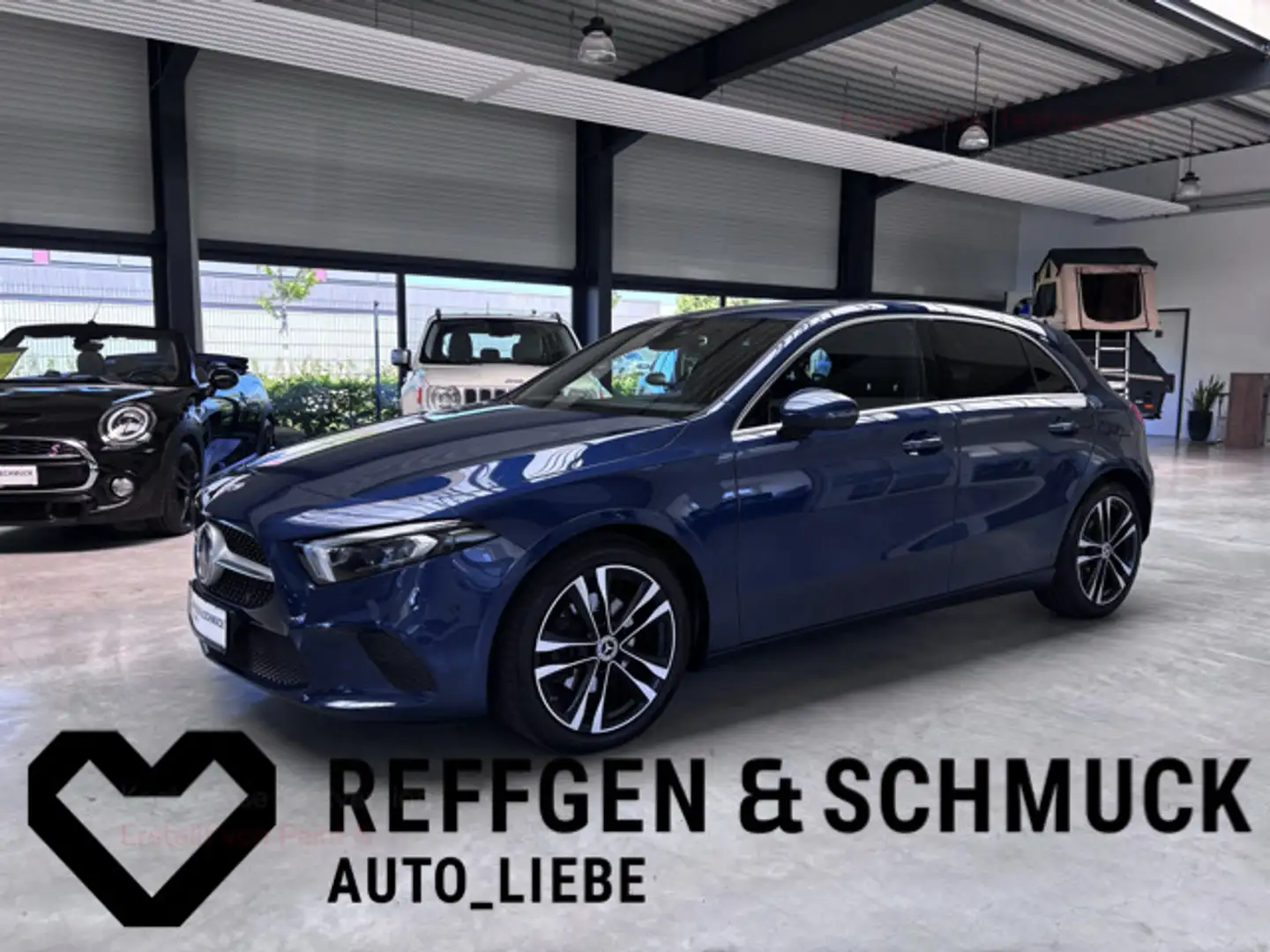 Mercedes-Benz A 200 PROGRESSIVE ED19 DCT+MBUX+MULTIBEAM+360+TÜ Albastru - 1
