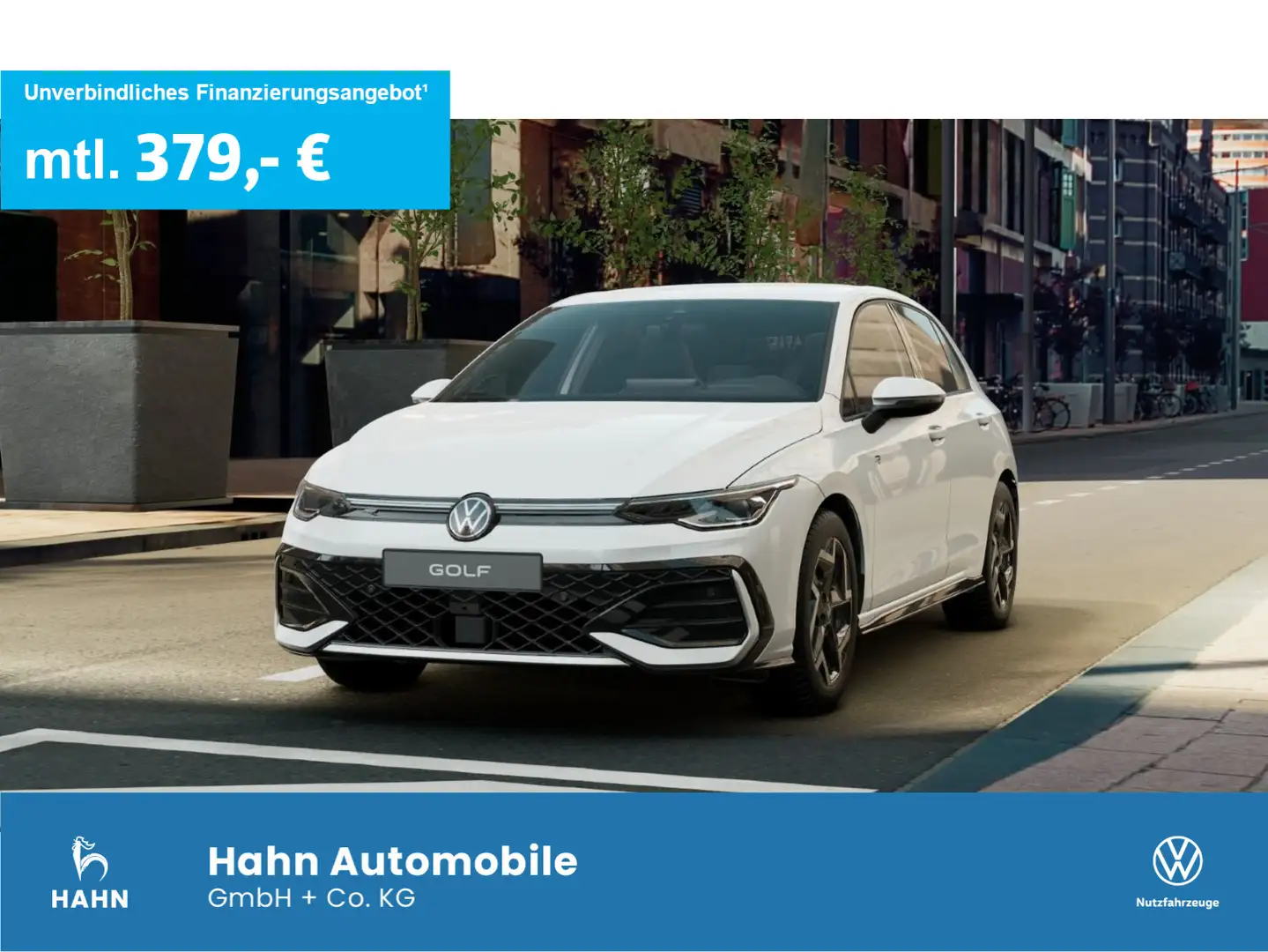 Volkswagen Golf R-Line 1,5 l eTSI 110 kW/150 PS Matrix ACC Weiß - 1