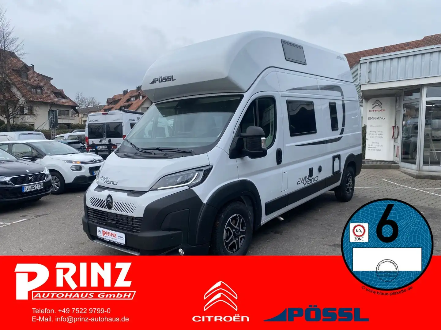 Pössl 2WIN Vario 180 PS Automatik *Winterpaket*Markise Blanc - 1