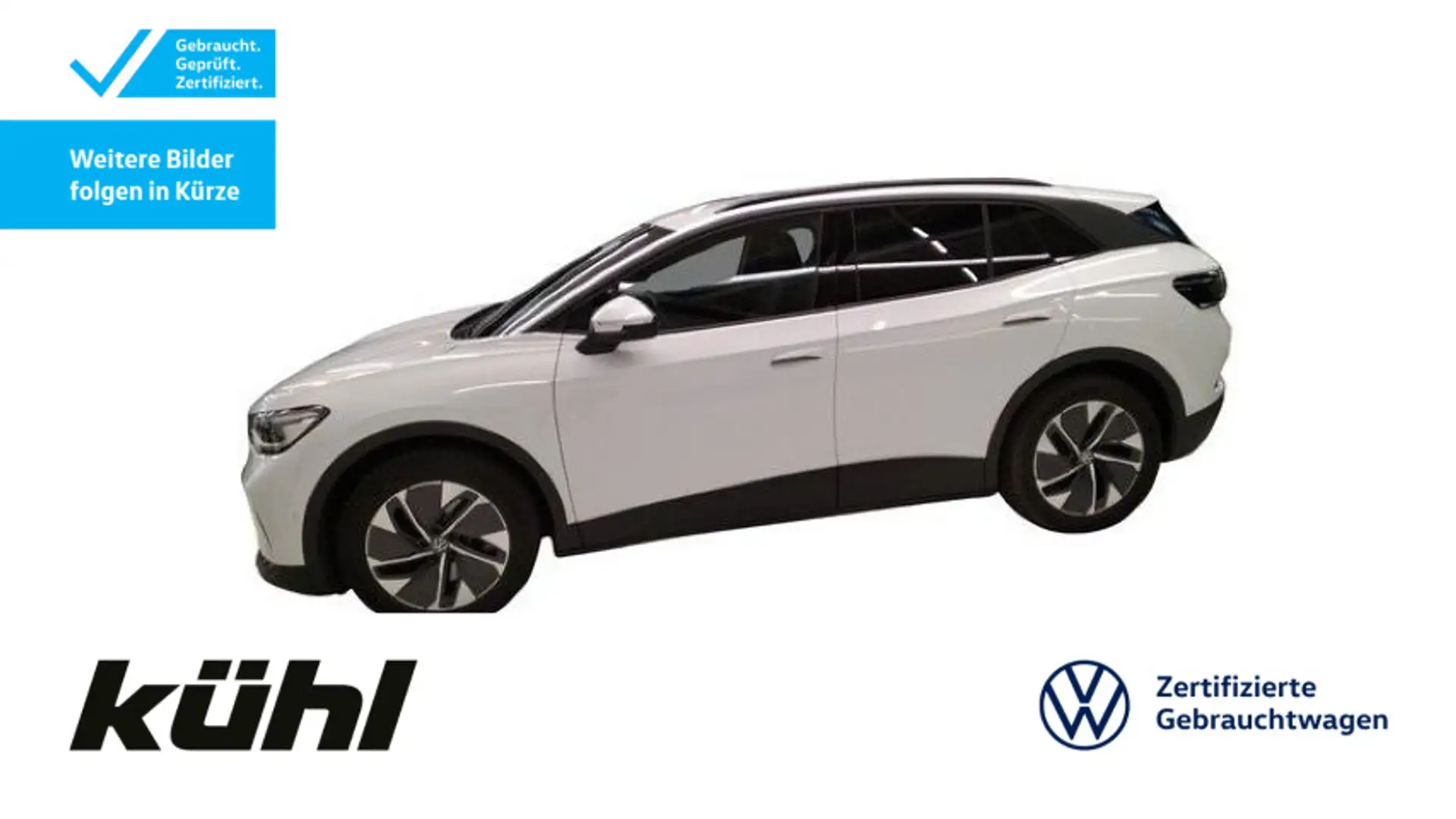 Volkswagen ID.4 Pro IQ.Light/ACC/HuD/360°/App/Navi/AHK Weiß - 1