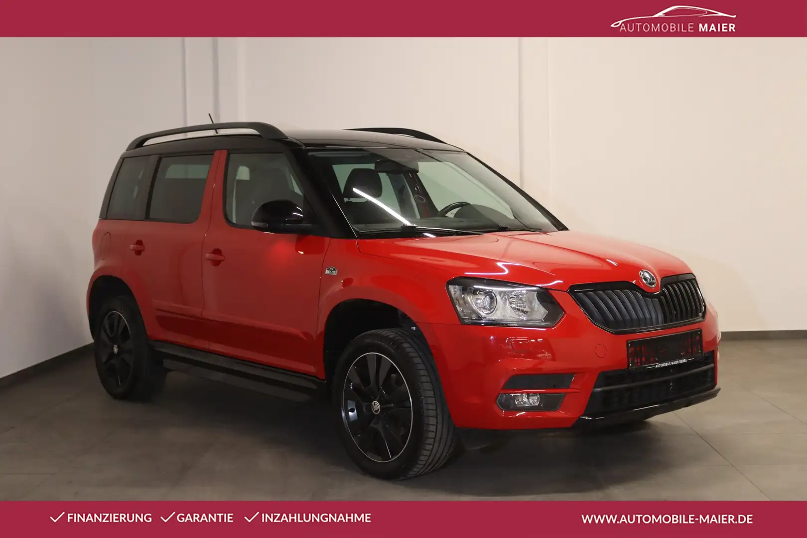 Skoda Yeti 1.4 TSI Monte Carlo-Bi-Xenon-AHK-PDC-SHZ- Rot - 1