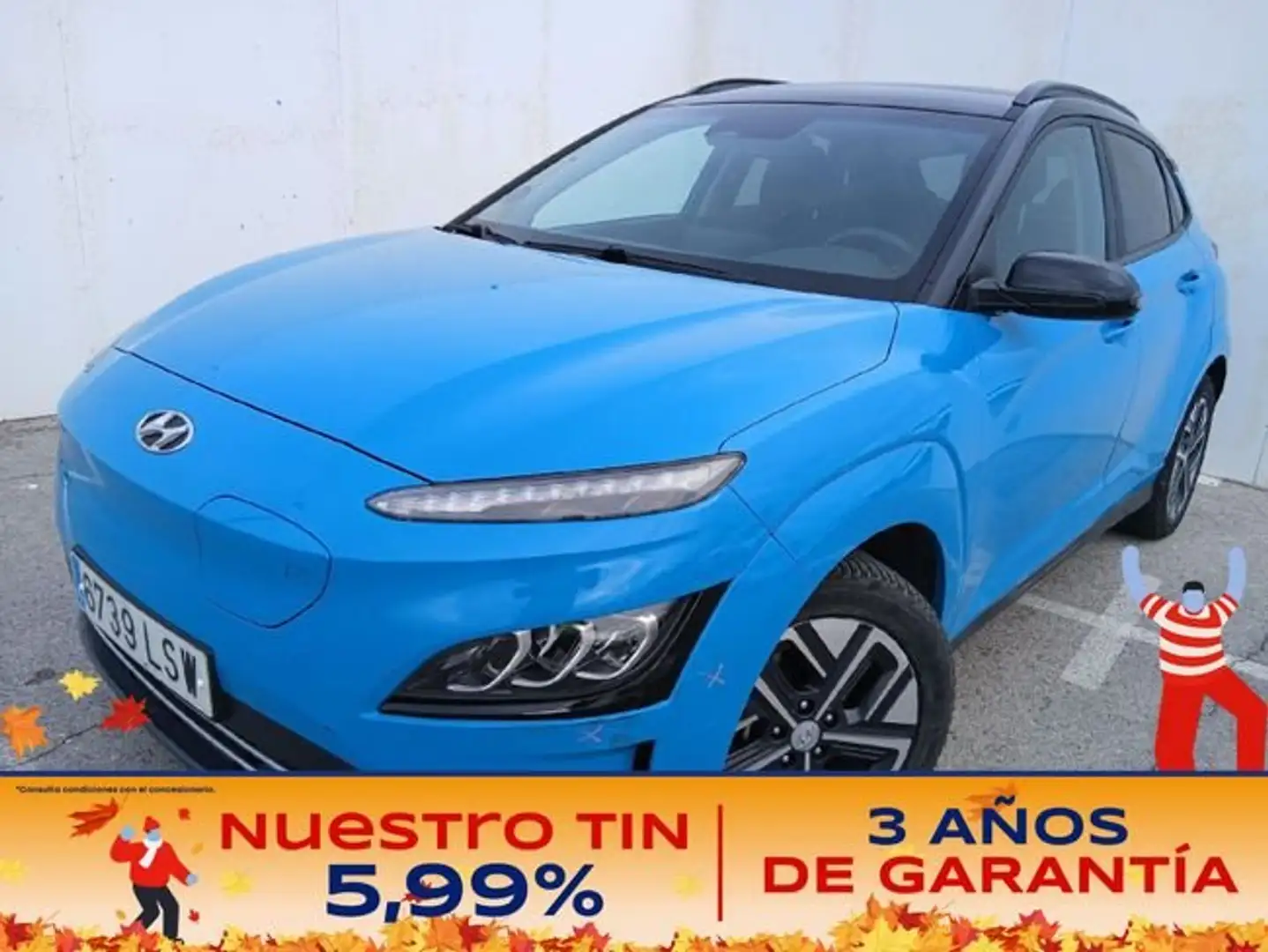 Hyundai KONA EV Tecno 2C 150kW Azul - 1