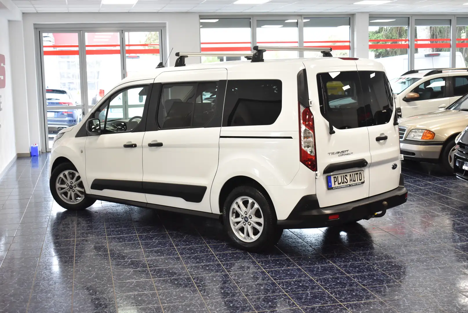 Ford Transit Connect L2 Lang 5-Sitze Aut Nav Xeno AHK Weiß - 2