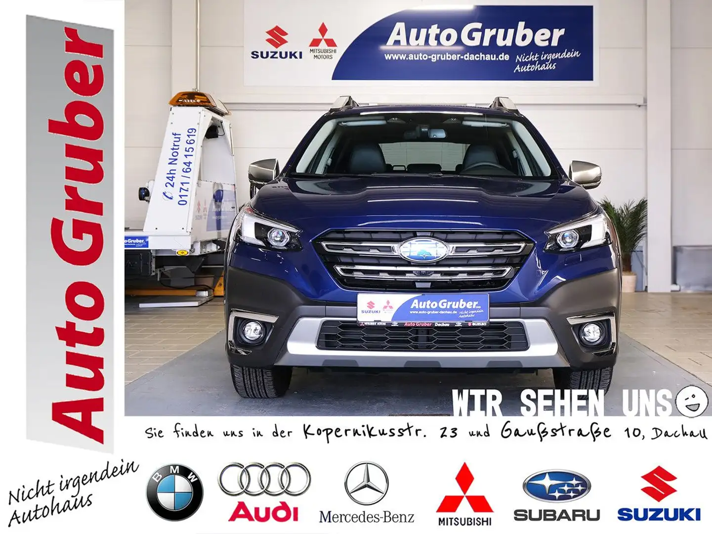 Subaru OUTBACK 2.5i Platinum SD*Kamera*Navi*Klima*Sound Modrá - 1