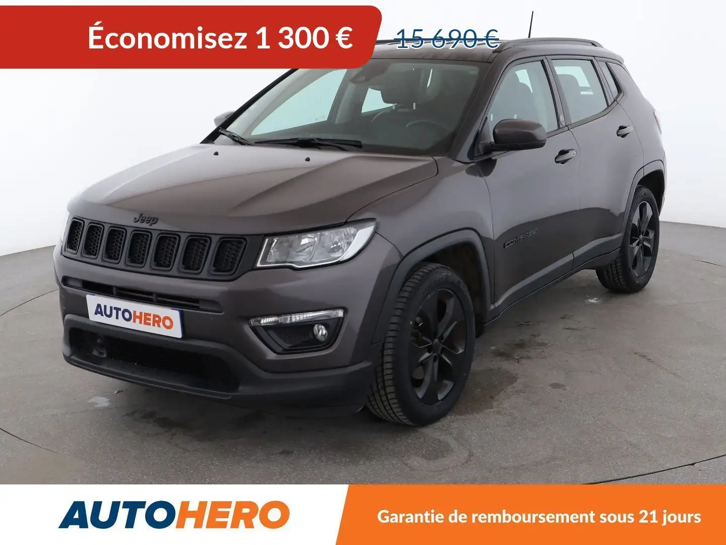 Jeep Compass 1.6 MJet Brooklyn Edition Gris - 1