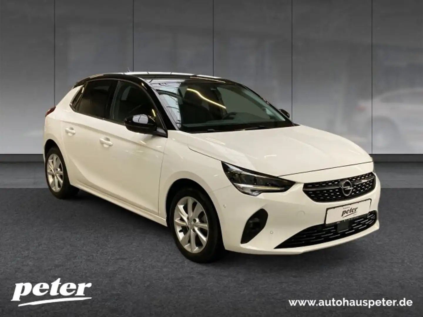 Opel Corsa Corsa F 1.2 Turbo Elegance Klimaautomatik Sitzheiz Weiß - 2