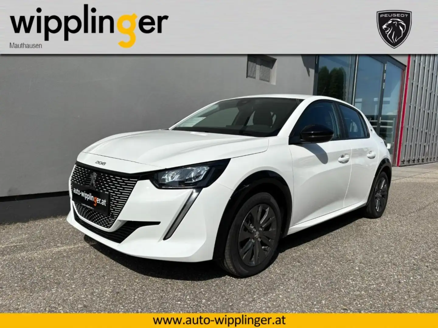 Peugeot e-208 Active Pack 3-ph 136PS Elektro LP € 34.450,- Wit - 1