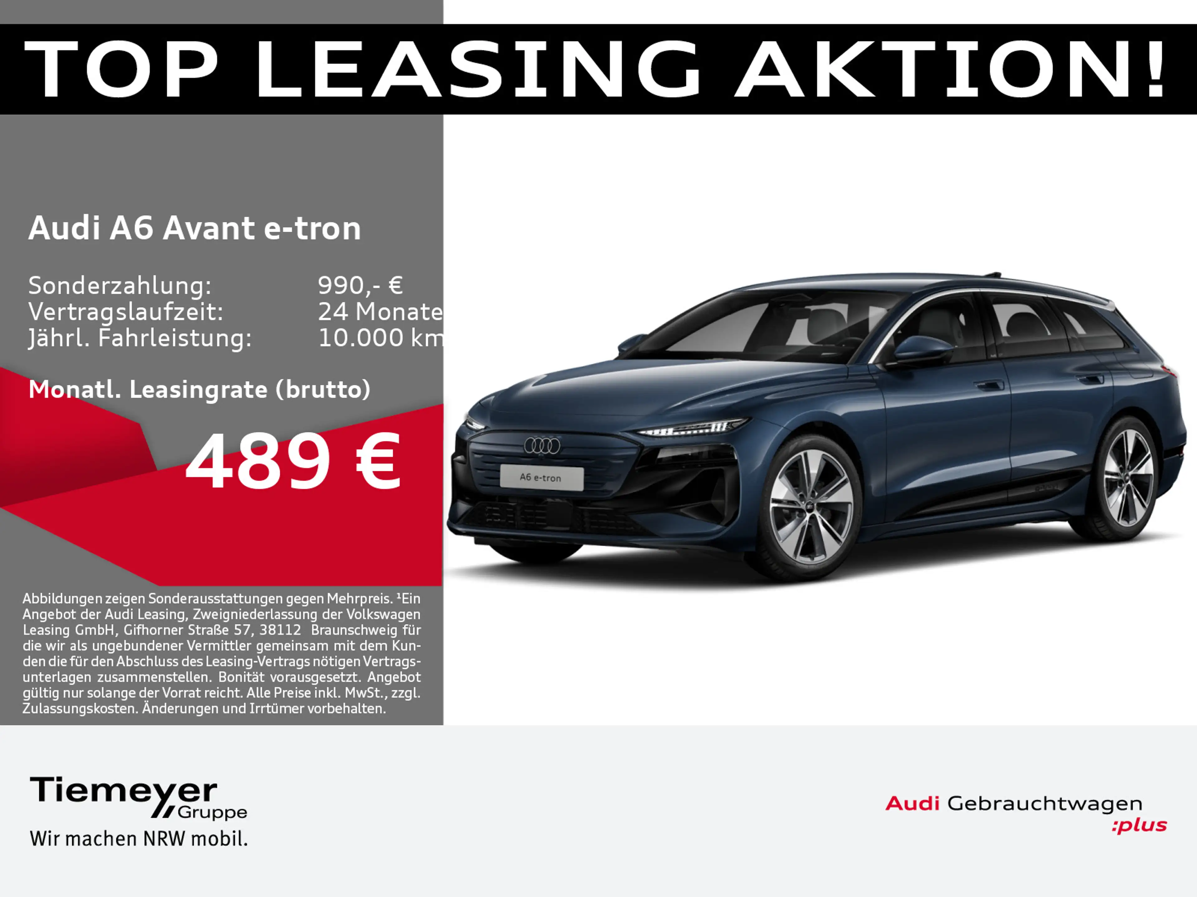 Audi A6 e-tron 3D-360 LUFT AHK LM20 LEDER AKUST