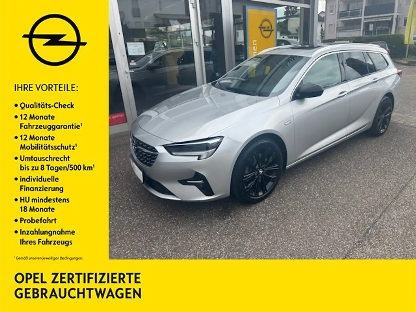 Opel Insignia B ST Elegance AT Navi,AHK,Panorama-Dach,Kamera,SHZ Grijs - 1