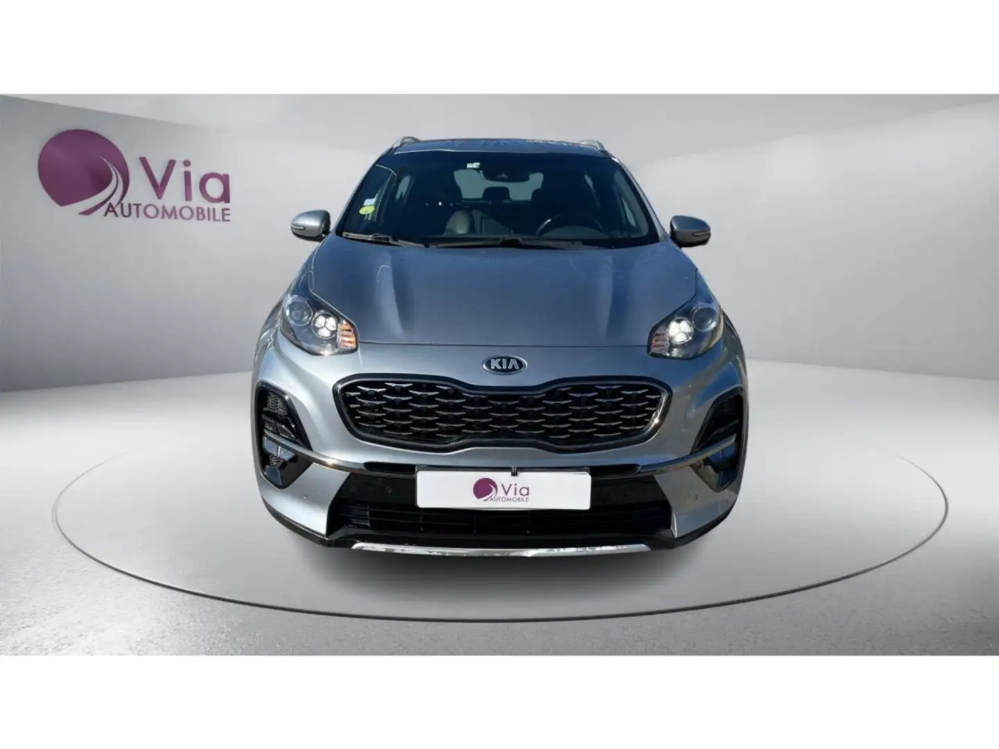 Kia Sportage 1.6 CRDI 136 BVA GT Line - CAMERAL DE RECUL / CARPLAY Gris - 2