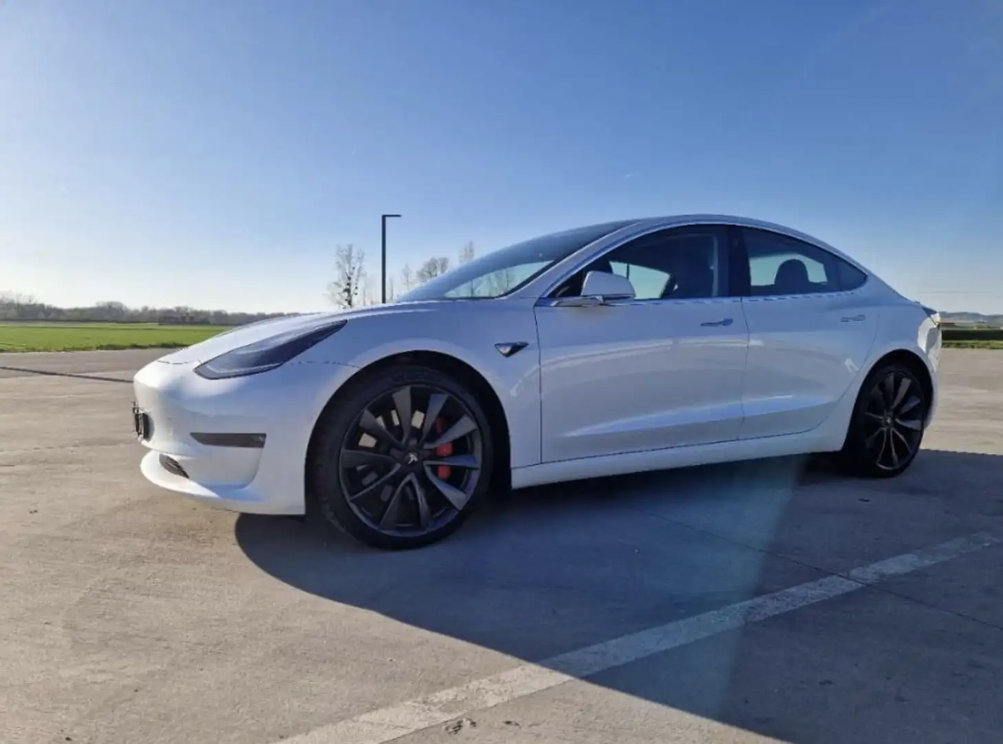 Tesla Model 3 Performance Limousine Weiß - 1