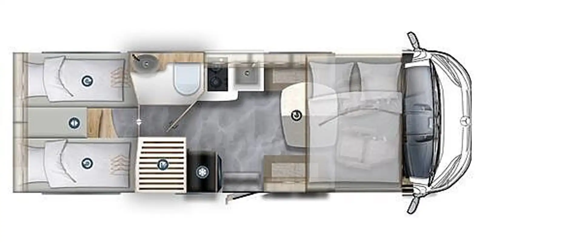 Euramobil Integra Line GT - Mercedes IL726EF 09/25 Grau - 2