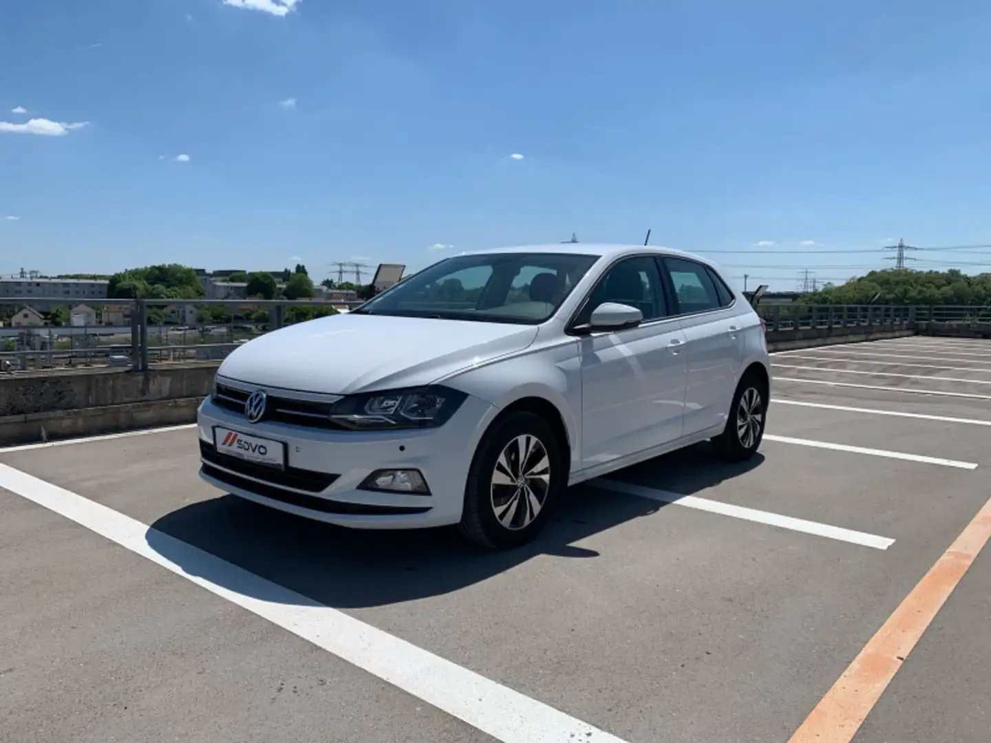 Volkswagen Polo 1.6 TDI 95CH LOUNGE BUSINESS DSG7 1ERE MAIN Blanco - 1