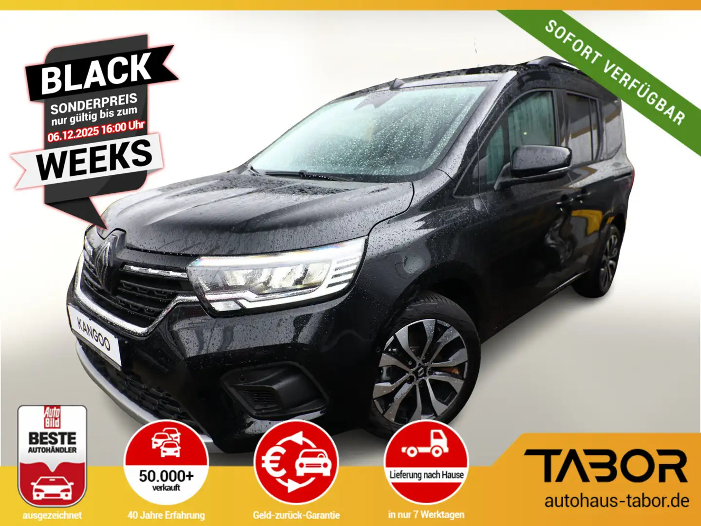 Renault Kangoo III 1.3 TCe 130 Aut. Techno LED UVP-20%* Schwarz - 1