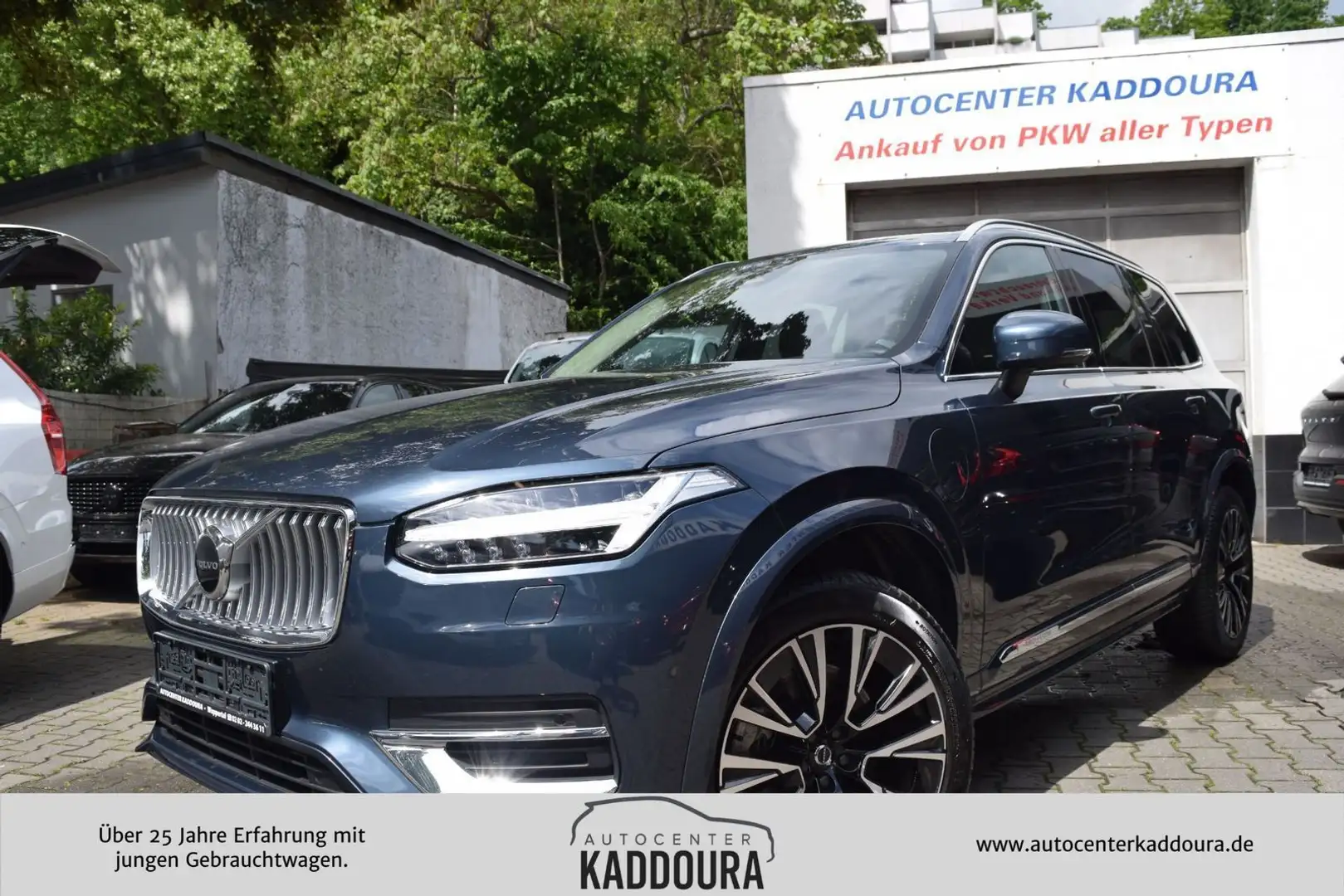 Volvo XC90 T8 AWD Core 7-Si,AHK,Kam,STH,ALLSEASON Bleu - 1