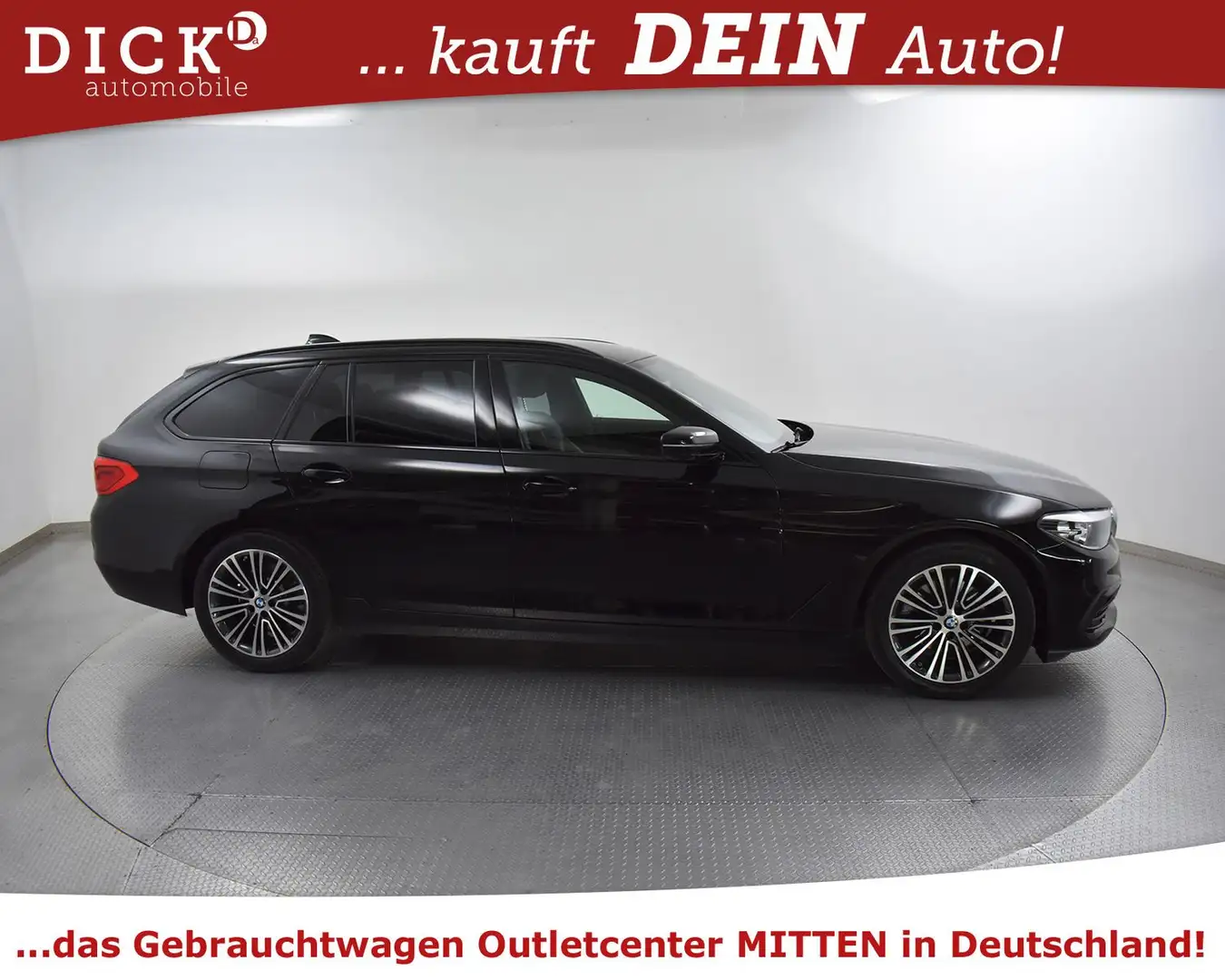 BMW 520 d Sport Aut. Sport Line SHADOW+NAVI+KAM+LED+M Black - 2