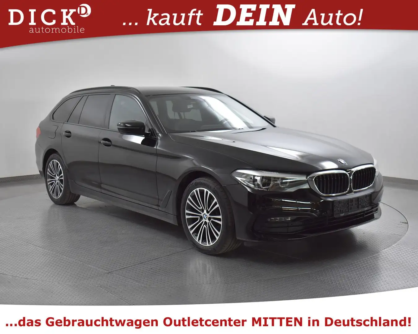 BMW 520 d Sport Aut. Sport Line SHADOW+NAVI+KAM+LED+M Black - 1