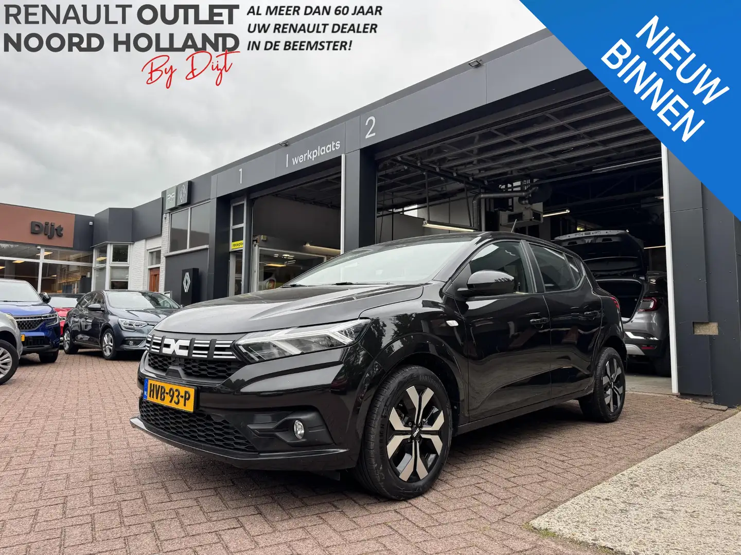 Dacia Sandero 1.0 TCe 90 Journey Automaat! 5.303km!! Zwart - 1