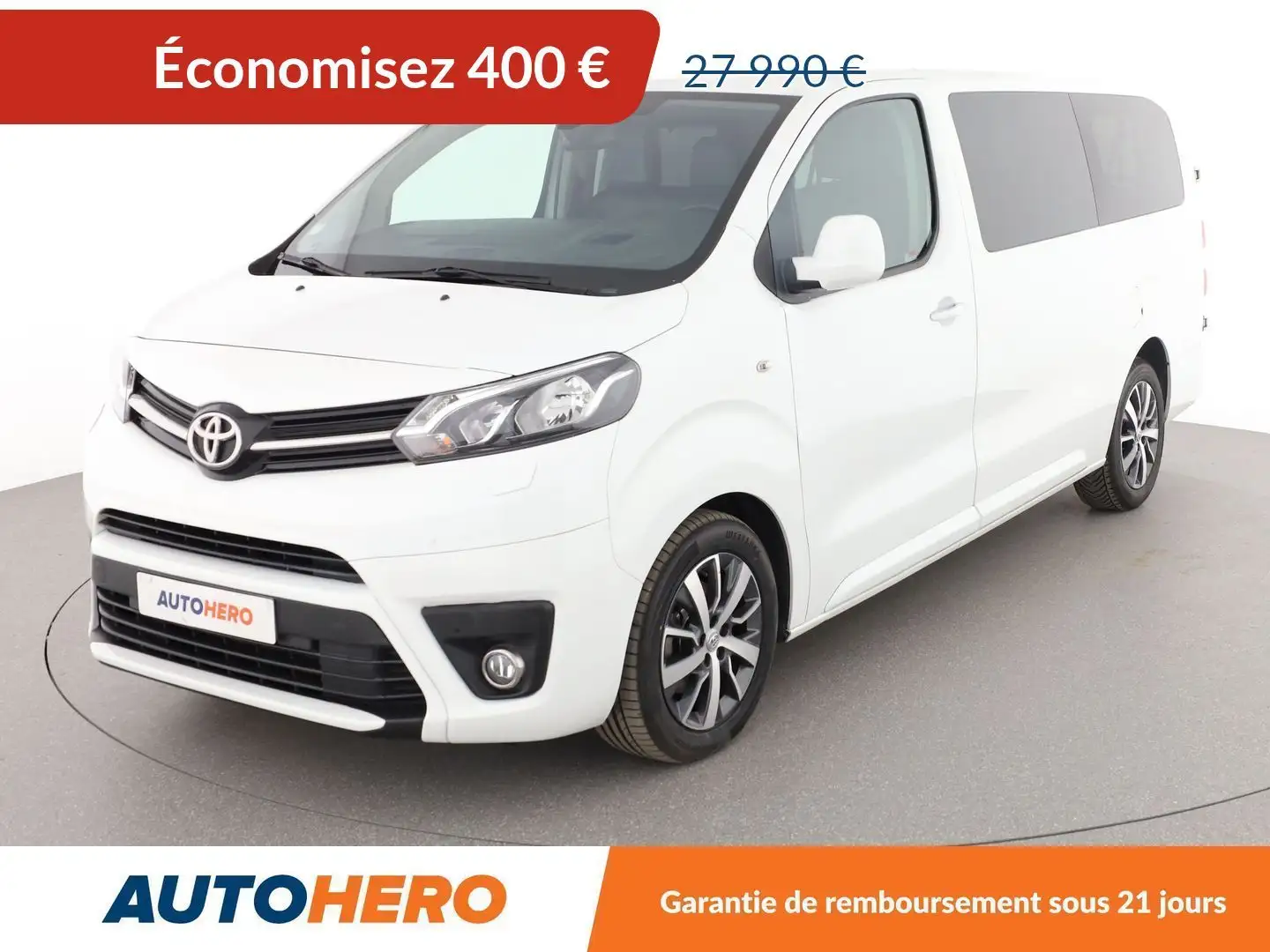 Toyota Proace Long 2.0 D-4D  Auto Blanc - 1