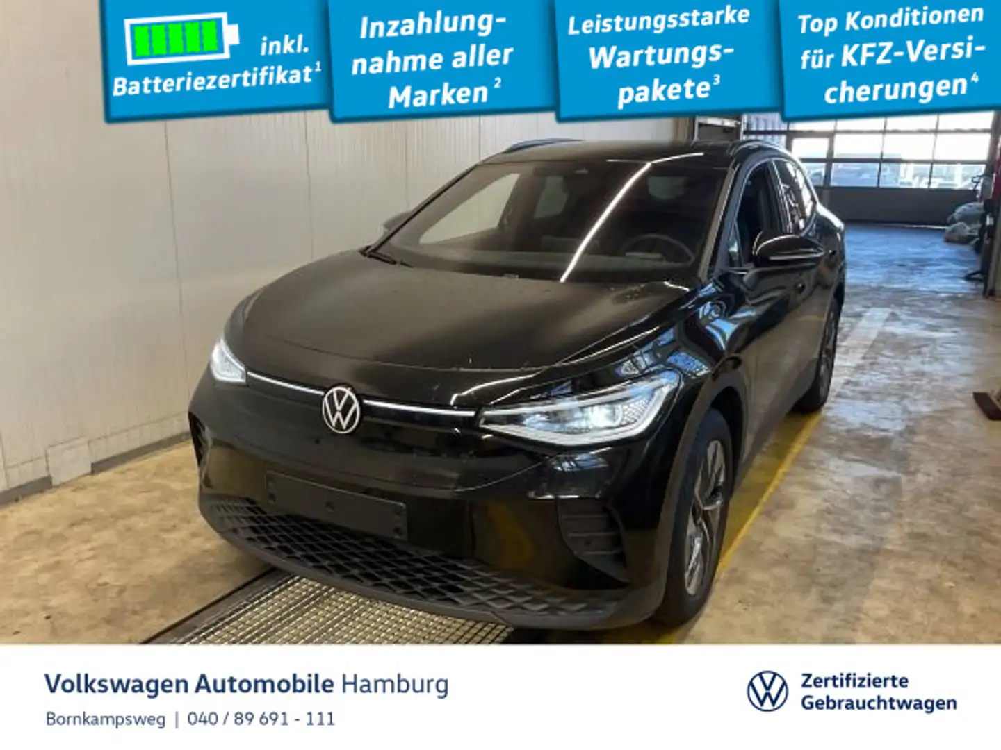 Volkswagen ID.4 Pure Performance IQ.Light Navi AppConnect Schwarz - 1